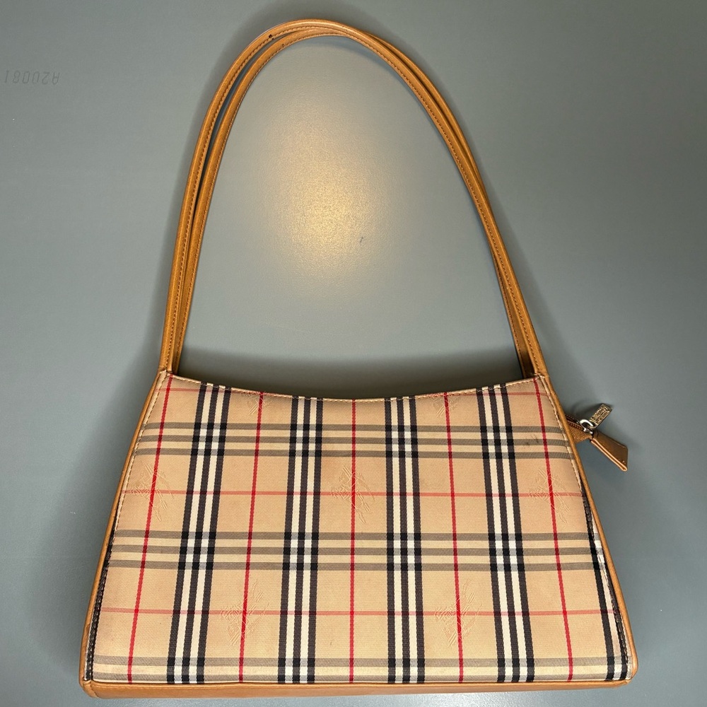 Burberry Beige Checkered Women's Bag